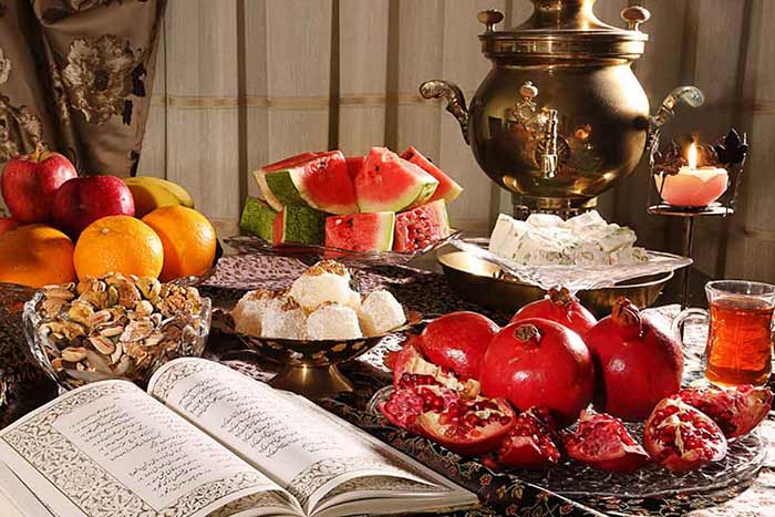 سفره شب یلدا 