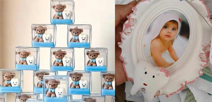 آداب و رسوم, ابزار جشن, رسوم ایرانی, مهمانی گیفت و یادگاری دندونی